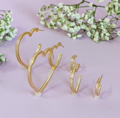 Big Heart Earrings